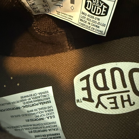 Hey Dude Cognac Branson Women’s Sz 7 Ankle Boot. - Picture 6 of 9